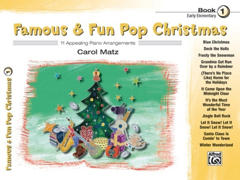 FAMOUS AND FUN POP CHRISTMAS BK 1