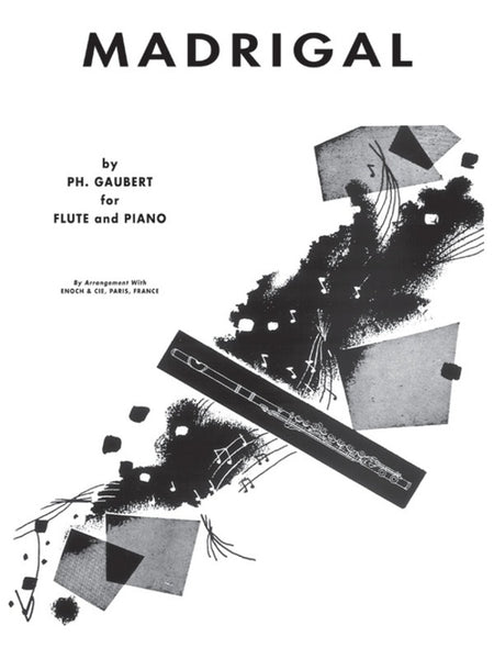 GAUBERT - MADRIGAL FOR FLUTE/PIANO