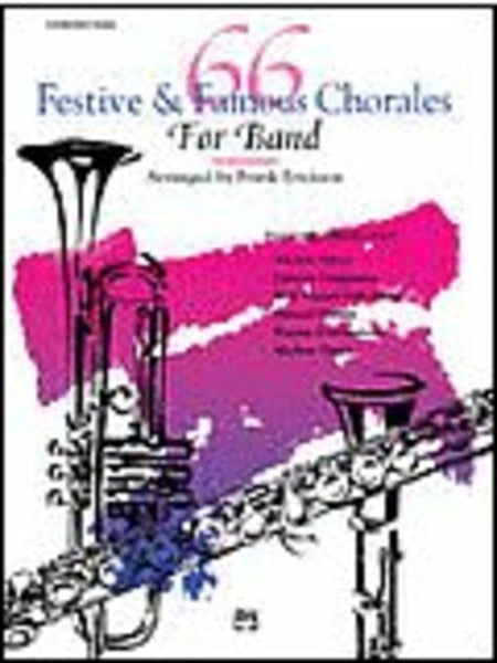 66 FESTIVE & FAMOUS CHORALES FOR BAND CONDUCTORS SCORE