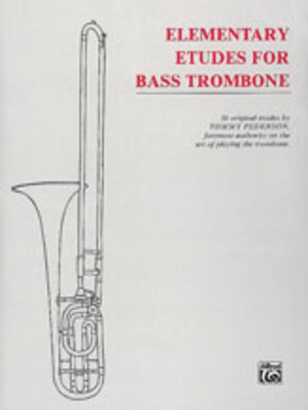 PEDERSON - ELEMENTARY ETUDES FOR BASS TROMBONE