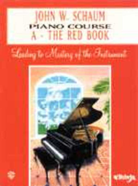JOHN W SCHAUM PIANO COURSE A RED BOOK