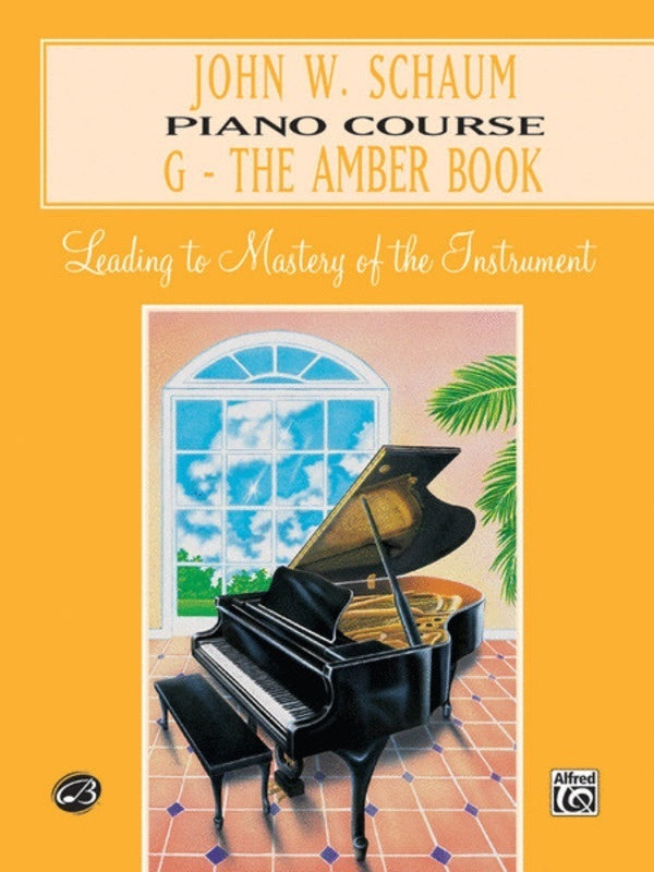 JOHN W SCHAUM PIANO COURSE G AMBER BOOK