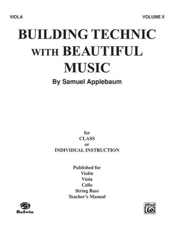 BUILDING TECHNIC WITH BEAUTIFUL MUSIC VOL 2 VIOLA