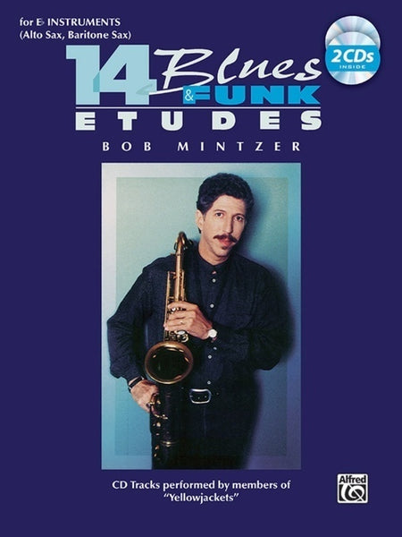 MINTZER - 14 BLUES & FUNK ETUDES E FLAT INSTRUMENTS BK/OLA