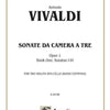 VIVALDI - SONATA DA CAMERA A TRE OP 1 BK 1 2 VIOLINS/CELLO