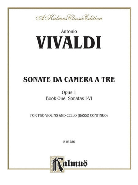 VIVALDI - SONATA DA CAMERA A TRE OP 1 BK 1 2 VIOLINS/CELLO