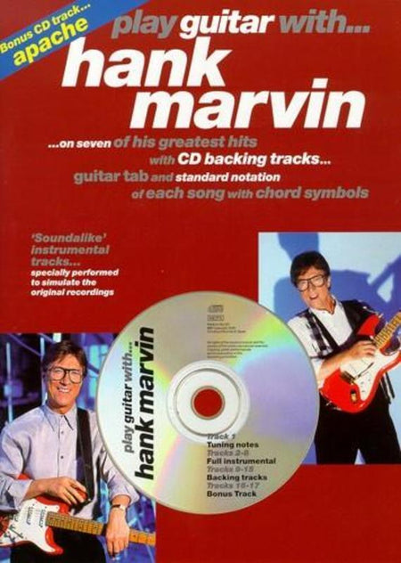 PLAY GUITAR WITH HANK MARVIN BK/OLA