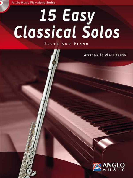 15 EASY CLASSICAL SOLOS FLUTE BK/CD