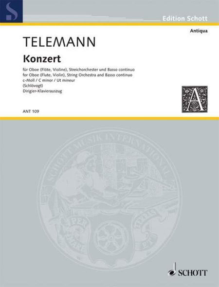 TELEMANN - CONCERTO C MINOR TWV 51:C1 OBOE/PIANO