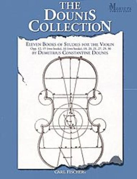 DOUNIS COLLECTION 11 BOOKS OF STUDIES FOR VIOLIN