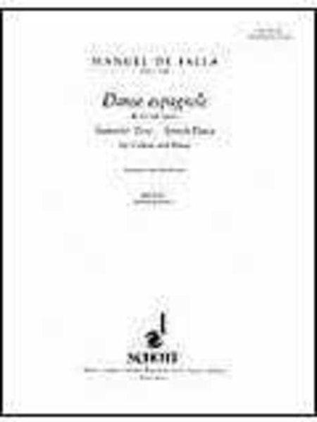 FALLA - DANSE ESPAGNOLE ARR KREISLER VIOLIN/PIANO
