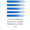 HOFFMEISTER - 3 DUETS FOR 2 FLUTES OP 20 VOL 1