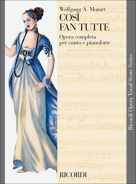 MOZART - COSI FAN TUTTE K 588 VOCAL SCORE ITA
