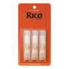 Rico  Bb Clarinet Reeds, Strength 2.5, 3-pack