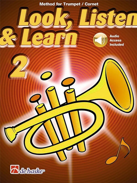 LOOK LISTEN & LEARN 2 TRUMPET BK/OLA