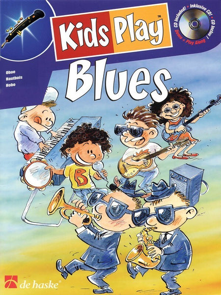 KIDS PLAY BLUES OBOE BK/CD