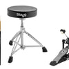 DHWP52-1 Drum Accessory Pack w/ Pedal, Throne + Drum Sticks