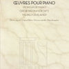 MAURICE RAVEL WORKS FOR PIANO