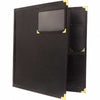 BAND FOLDER 12X14 WINDOW & PENCIL POCKET BLACK