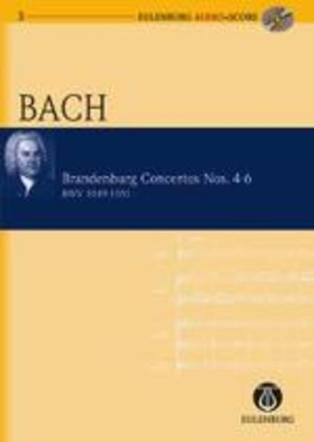 BRANDENBURG CONCERTOS NOS 4 - 6 BK/CD