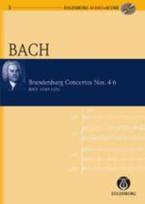 BRANDENBURG CONCERTOS NOS 4 - 6 BK/CD