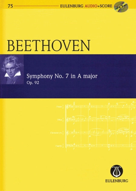 BEETHOVEN - SYMPHONY NO 7 A MAJ OP 92 STUDY SCORE BK/CD