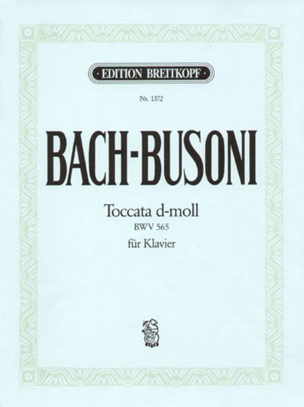 BACH - TOCCATA D MINOR BWV 565 PIANO ARR BUSONI