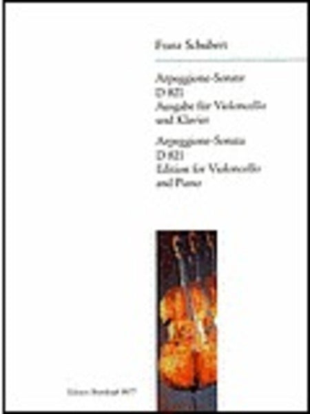 SONATA A MIN D 821 ED BEYER GLEISSNER VC/PNO