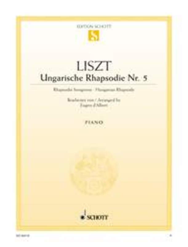 LISZT - HUNGARIAN RHAPSODY NO 5 E MINOR PIANO