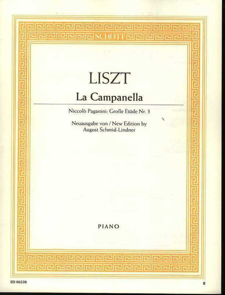 LISZT - LA CAMPANELLA PIANO
