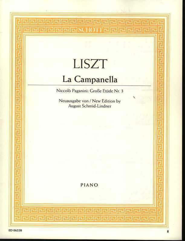 LISZT - LA CAMPANELLA PIANO