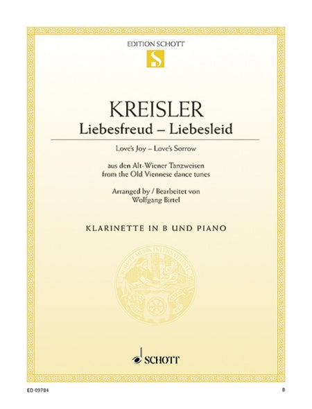LIEBESFREUD LIEBESLEID CLARINET/PIANO