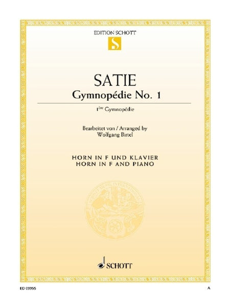 SATIE - GYMNOPEDIE NO 1 FRENCH HORN/PIANO