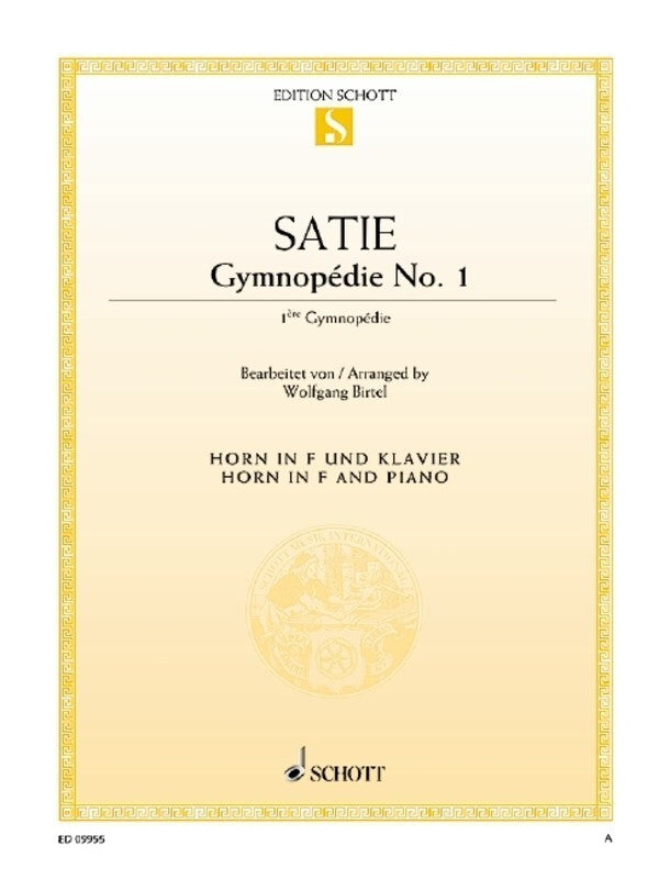 SATIE - GYMNOPEDIE NO 1 FRENCH HORN/PIANO