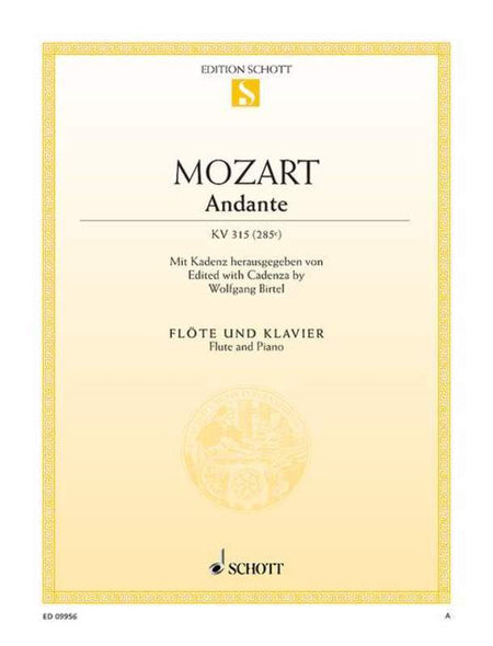 MOZART - ANDANTE K 315 FLUTE/PIANO