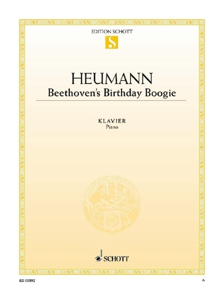 HEUMANN - BEETHOVENS BIRTHDAY BOOGIE FOR PIANO