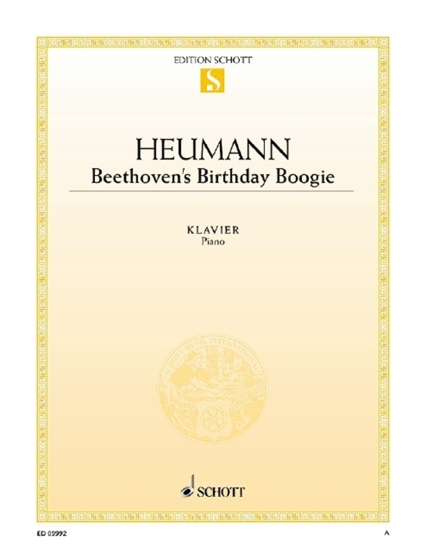 HEUMANN - BEETHOVENS BIRTHDAY BOOGIE FOR PIANO