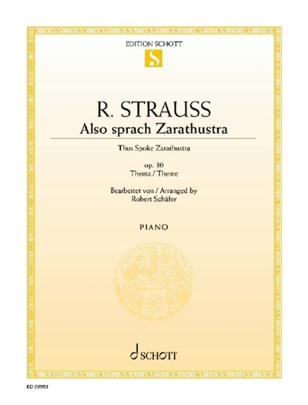 STRAUSS - ALSO SPRACH ZARATHUSTRA THEME FOR PIANO