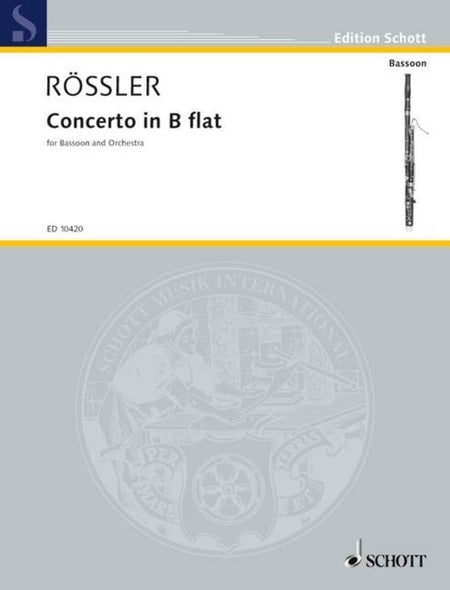 ROSETTI - CONCERTO B FLAT BASSOON/PIANO