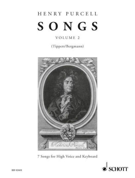 HENRY PURCELL SONGS VOL 2 HIGH VOICE/PIANO