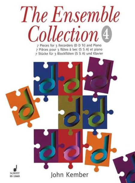 KEMBER - ENSEMBLE COLLECTION 4 3 RECORDERS/PIANO