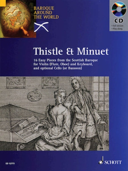 THISTLE & MINUET VIOLIN/PIANO BK/CD