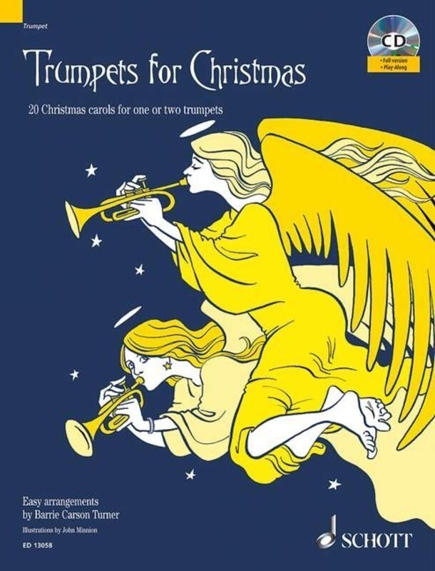 TRUMPETS FOR CHRISTMAS 1 OR 2 TRUMPETS BK/CD