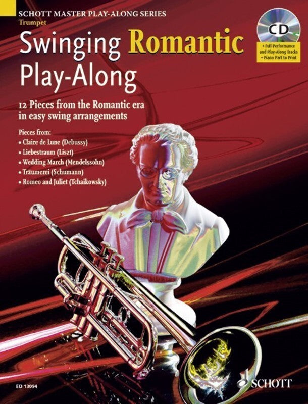 SWINGING ROMANTIC PLAYALONG TRUMPET BK/CD