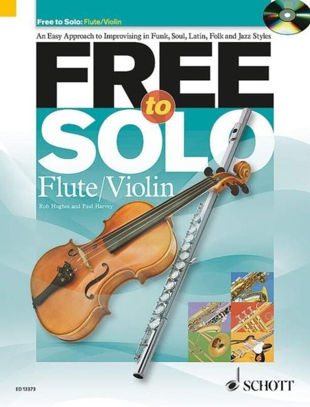 FREE TO SOLO FLUTE/VIOLIN BK/CD