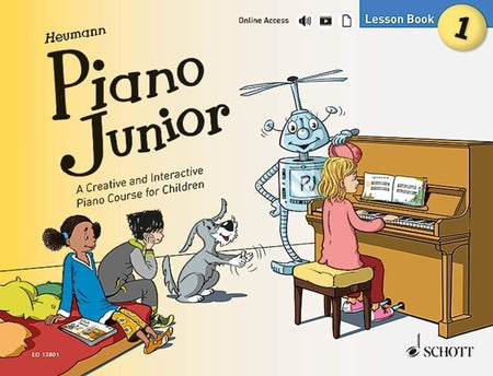 PIANO JUNIOR LESSON BK 1 BK/OLA