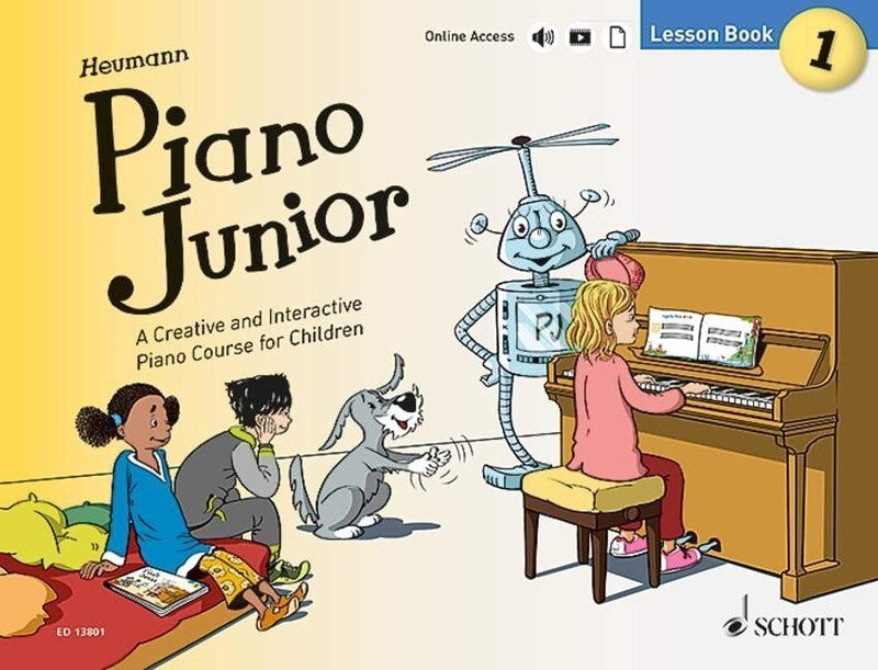 PIANO JUNIOR LESSON BK 1 BK/OLA