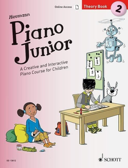 PIANO JUNIOR THEORY BK 2 BK/OLA
