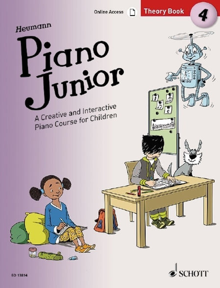 PIANO JUNIOR THEORY BK 4 BK/OLA