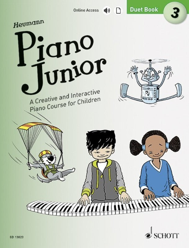 PIANO JUNIOR DUET BK 3 BK/OLA